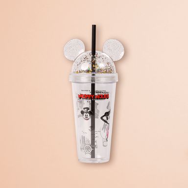 Tomatodo de plastico botella de mickey mouse con sorbete 420 ml 11.3x11.3x21.5 cm -  Disney