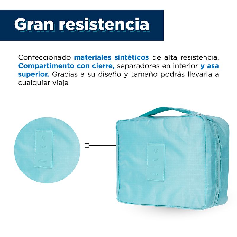 Organizador-de-viaje-sencillo-verde-Miniso-5-3724