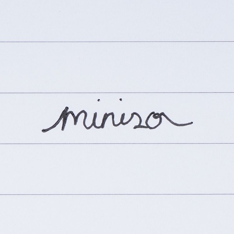 Lapicero-de-gel-con-purpurina-de-la-serie-mini-family-pen-pen-0-5-mm-negro-mini-family-Miniso-5-11682