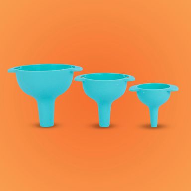 Embudos para cocina 3 pzas 12.5cm x 10.5cm -  Miniso