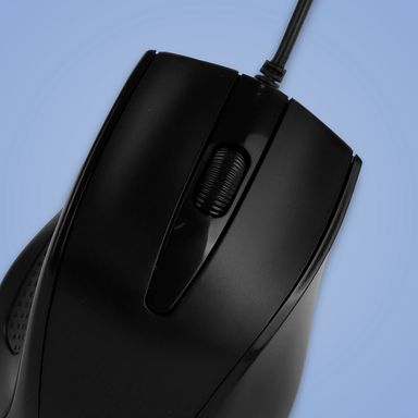 Mouse ergonómico con cable modelo cm720u negro miniso - Miniso