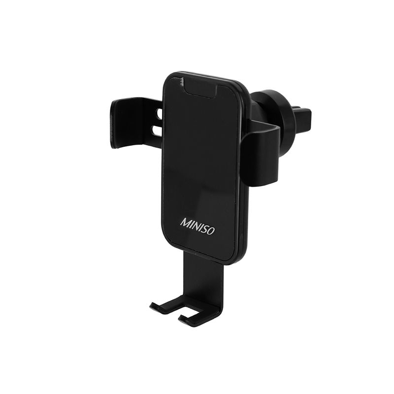 Soporte-de-coche-para-celular-de-gravedad-aluminio-negro-miniso-Miniso-1-12133