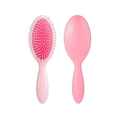 Bicolor cushion hair brush pink -  Miniso
