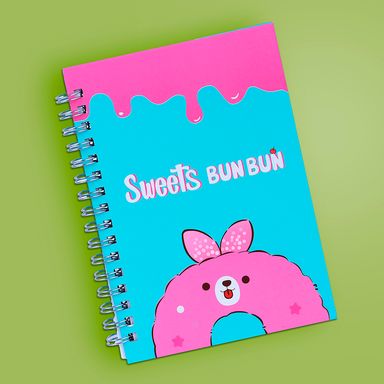 Libretas y cuadernos mini family sweetheart bunny 50 hojas A 15.5cm mini family -  Miniso
