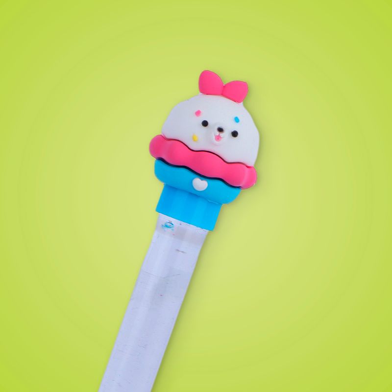 Lapicero-de-gel-con-purpurina-de-la-serie-sweet-bunny-0-5-mm-azul-mini-family-Miniso-2-11757