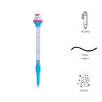 Lapicero-de-gel-con-purpurina-de-la-serie-sweet-bunny-0-5-mm-azul-mini-family-Miniso-3-11757