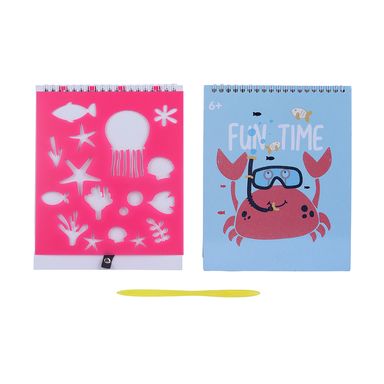 Set para jugar serie diy libro de rayas set 15 hojas cangrejo  - Miniso
