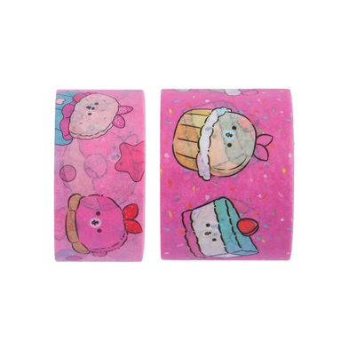 Adhesivo mini family sweetheart bunny series adhesivo 2 rollos rosa - Miniso
