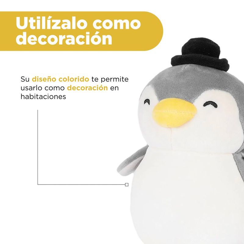 Peluche-de-ping-ino-gris-Miniso-6-1235