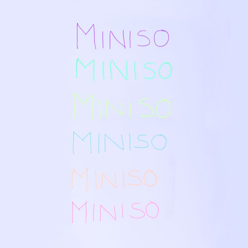 Plumon-resaltador-en-forma-de-bamb-de-la-serie-candy-rainbow-27-5cm-miniso-Miniso-5-12617