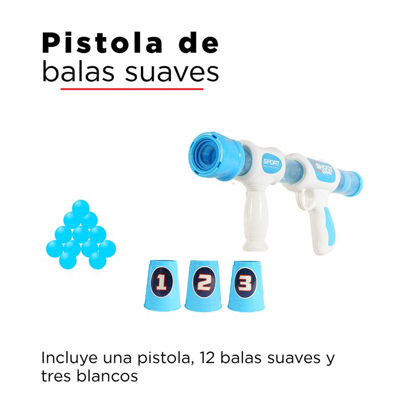 Pistola De Juguete Con Balas Suaves - Juguetes - Miniso en Línea - Miniso