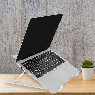Soporte para laptop para escritorio blanco -  Miniso