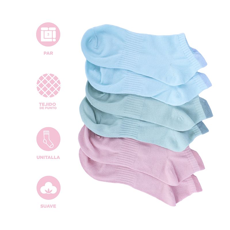 Medias-para-mujer-miniso-3-pares-Miniso-3-11608