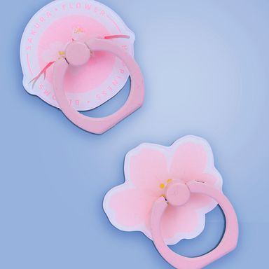 Soporte de anillo para cel serie falling sakura petals 2 pzas miniso - Miniso