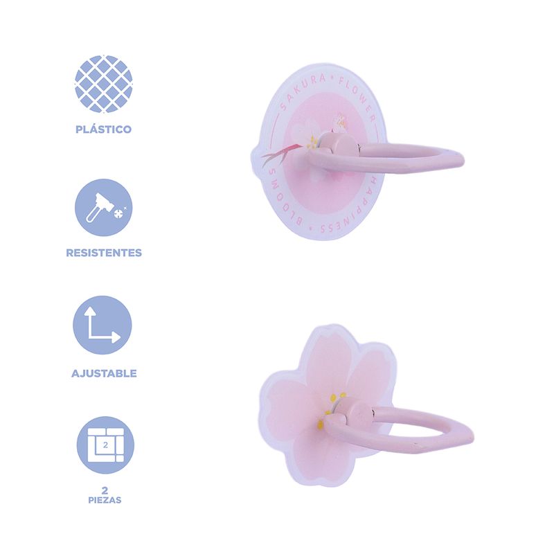 Soporte-de-anillo-para-cel-serie-falling-sakura-petals-2-pzas-miniso-Miniso-3-12811