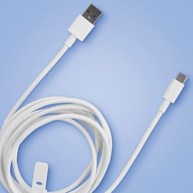 Cable de datos y carga rapida 5a tipo c 2m blanco miniso - Miniso