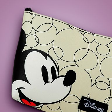 Cosmetiquera forma trapecio mickey mouse disney mickey beige -  Disney