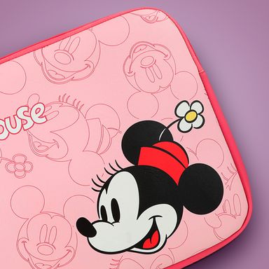 Funda para laptop mickey mouse disney minnie 34x25cm rosa -  Disney