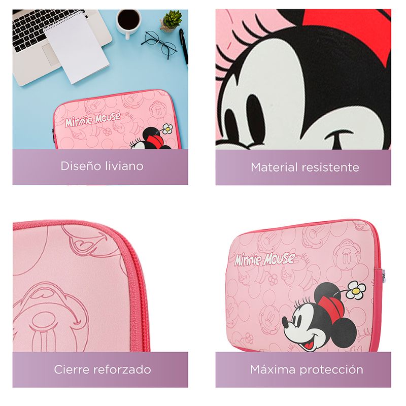 Funda-para-laptop-mickey-mouse-disney-minnie-25x33-cm-rosa-Disney-5-12494