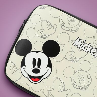 Funda para laptop mickey mouse disney mickey 34x25cm beige -  Disney
