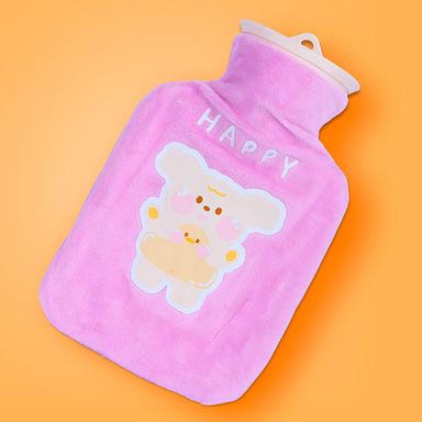 Botella de agua caliente animal cosplay day 500 ml púrpura - Miniso