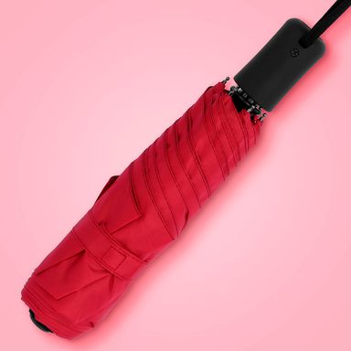 Paraguas automático clasico de color solido guinda 53.5x32cm - Miniso