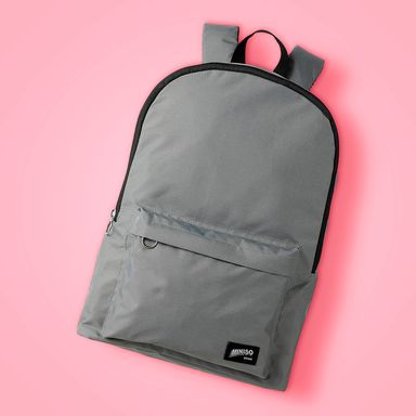 Mochila basica miniso gris - Miniso