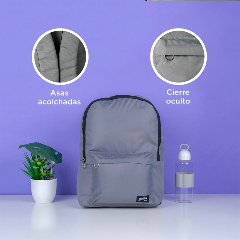 Mochila-basica-miniso-gris-Miniso-5-13065
