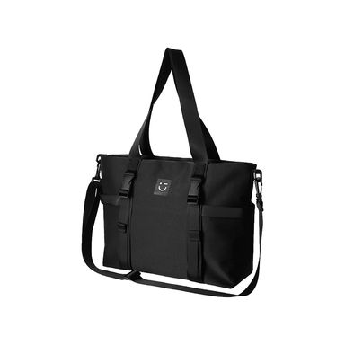 Bolso rectangular con multiples correas y logo miniso negro -  Miniso