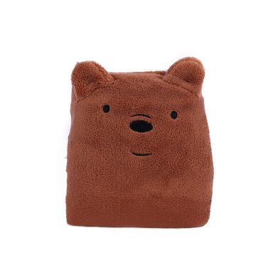 Toalla de baño polar absorbente we bare bears pardo 75x35 cm -  We Bare Bears