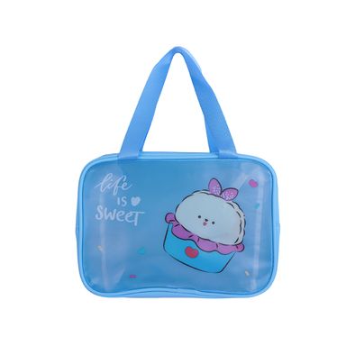 Neceser de viaje mini family sweets bunbun collection tela impermeable azul 24.5x9.5x18 cm -  Miniso