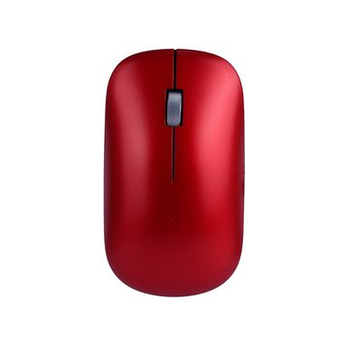 Mouse de estilo metálico inalámbrico rojo 2.4g -  Miniso