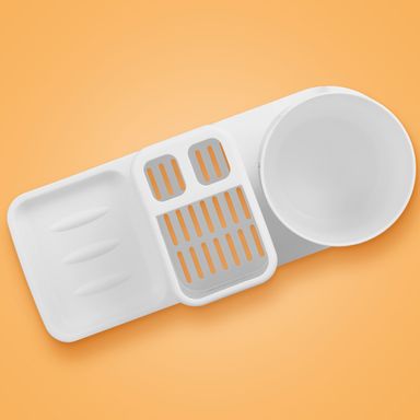 Taza portacepillos de dientes para una persona blanco -  Miniso
