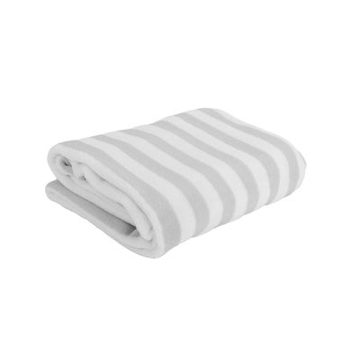 Toalla de baño polar rayada 140x70 cm miniso gris - Miniso