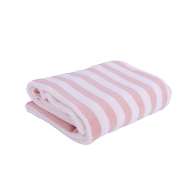 Toalla de baño polar rayada 140x70 cm miniso rosa - Miniso