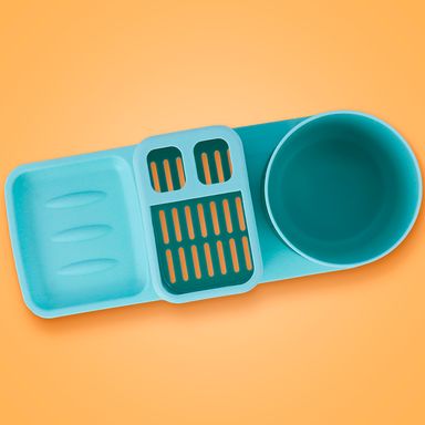 Taza portacepillos de dientes para una persona azul -  Miniso