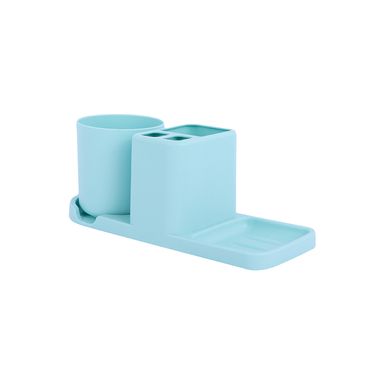 Taza portacepillos de dientes para una persona azul -  Miniso