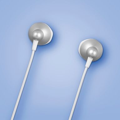 Audífonos jack blanco 120 cm auriculares de 3.5 mm - Miniso
