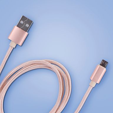 Micro cable de datos android dorado miniso - Miniso