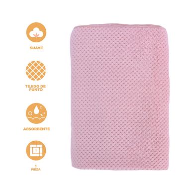 Toalla de baño jacquard 140x70 cm miniso rosa - Miniso
