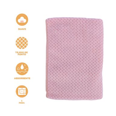 Toalla de baño jacquard 75x35 cm miniso rosa - Miniso