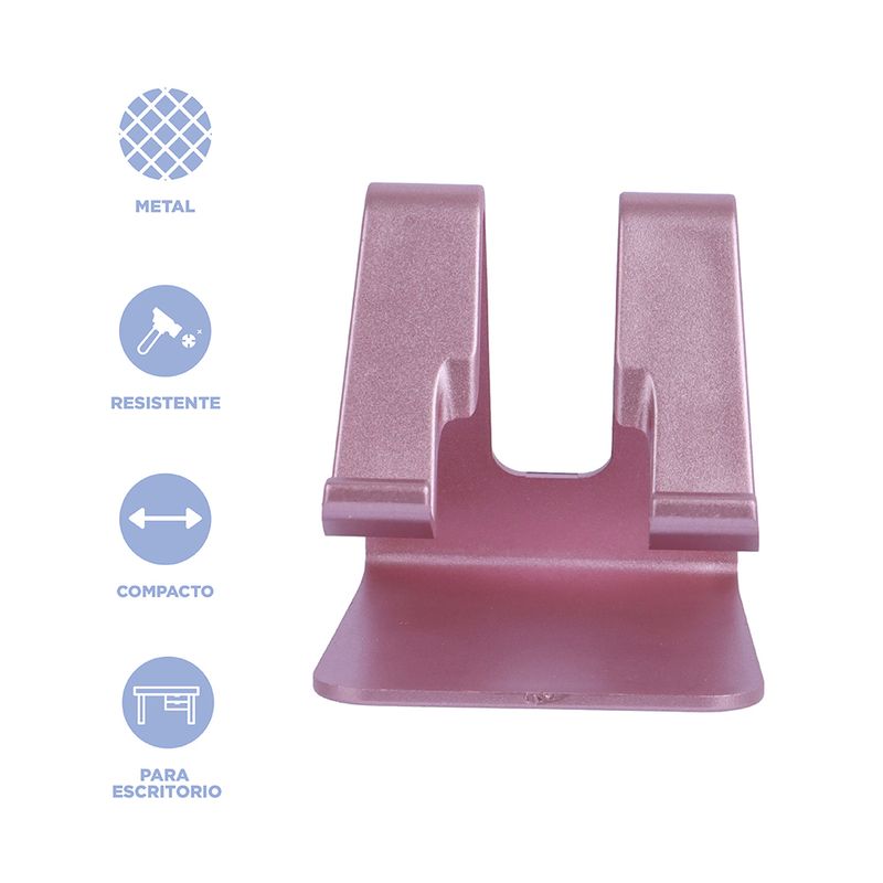 Soporte-celular-de-plastico-para-escritorio-oro-rosa-miniso-Miniso-3-12511