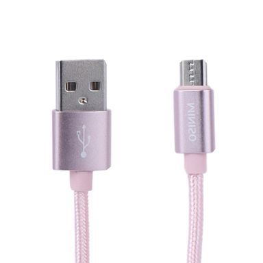 Micro cable de datos android oro rosa miniso - Miniso