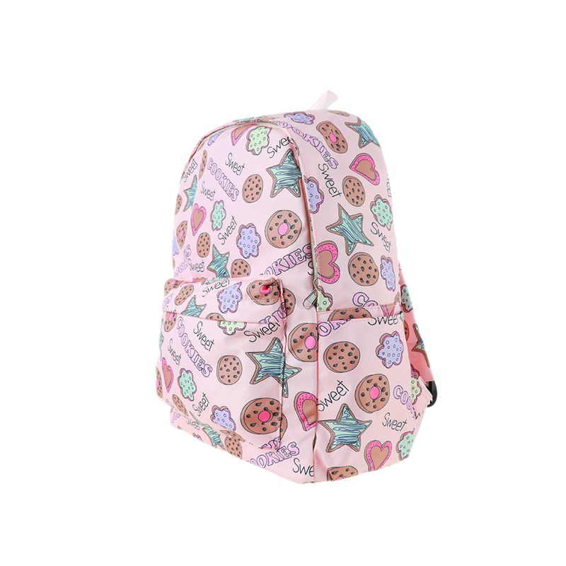 Mochila-de-tela-estampada-dise-o-galletas-rosa-Miniso-1-12999