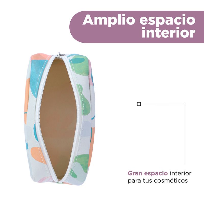 Cosmetiquera-miniso-flores-abstractas-gris-Miniso-4-13131