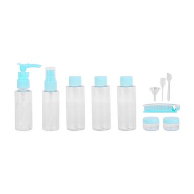 Set de botellas de viaje azul 11 pzas - Miniso