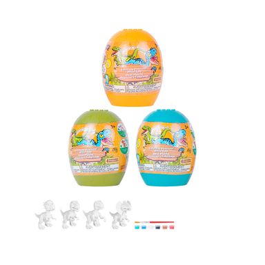 Blind box juguetes serie de dinosaurios para colorear 12.3cm x 5.9cm x 9.9cm - Miniso