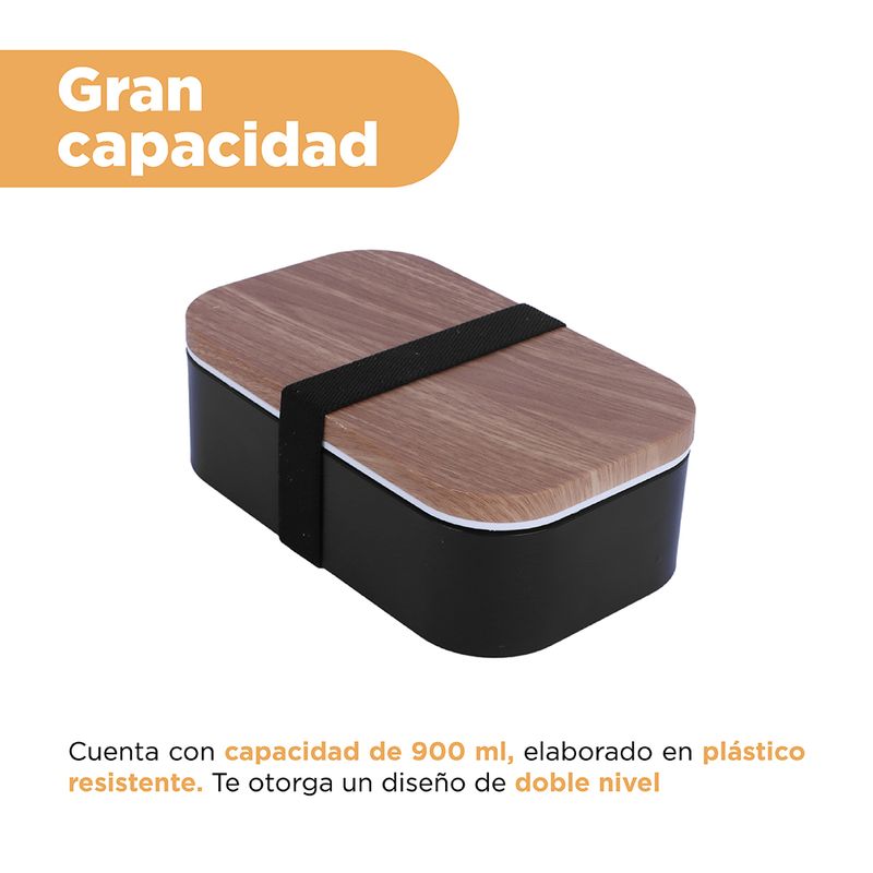 Taper-con-dise-o-de-grano-de-madera-negro-Miniso-4-11331