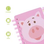 Libreta-en-espiral-con-marca-p-ginas-A7-toy-story-collection-de-hamm-70-hojas-Toy-Story-3-12668