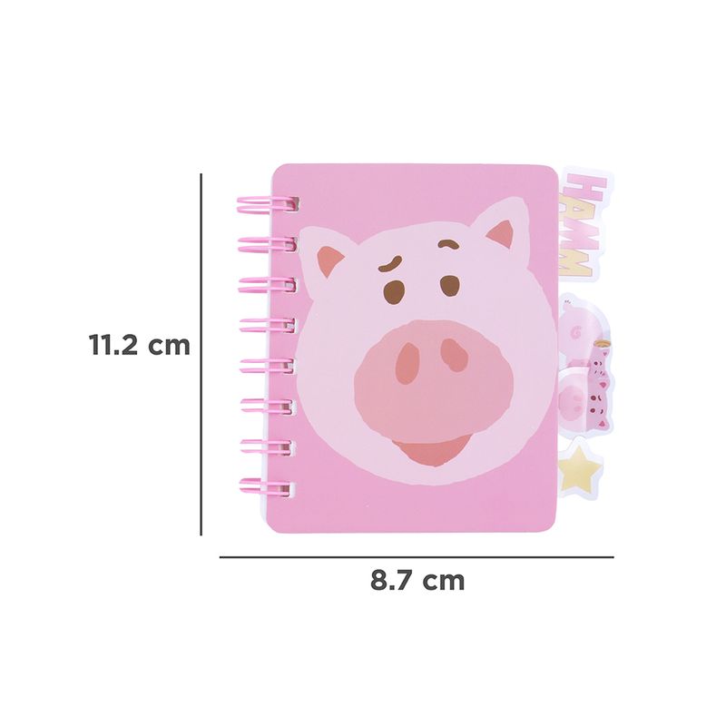 Libreta-en-espiral-con-marca-p-ginas-A7-toy-story-collection-de-hamm-70-hojas-Toy-Story-6-12668